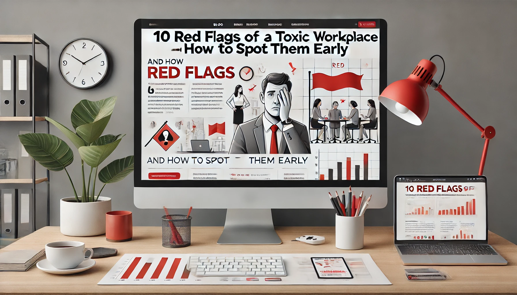Signs of a toxic workplace: poor communication and blame culture.